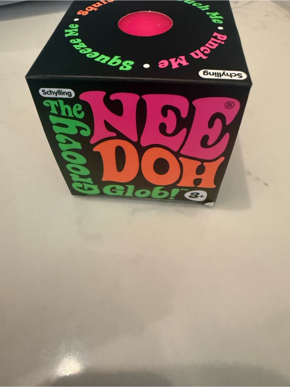 Groovy NeeDoh Glob! Kids Sensory Squeeze Toy - Pink